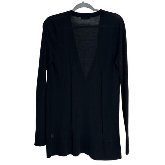 Vera Wang silk and wool cardigan black button up lightweight size small - Picture 5 of 5